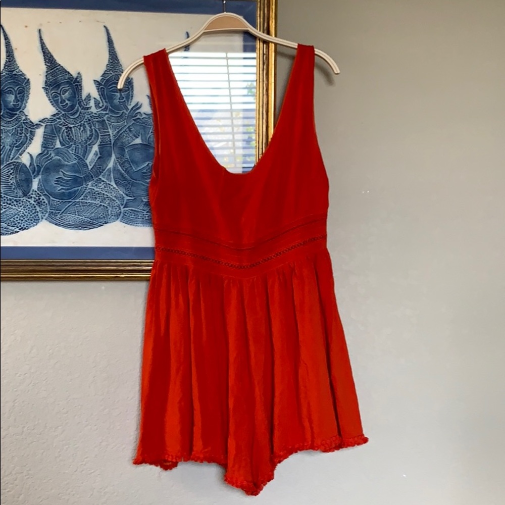 Orange Romper